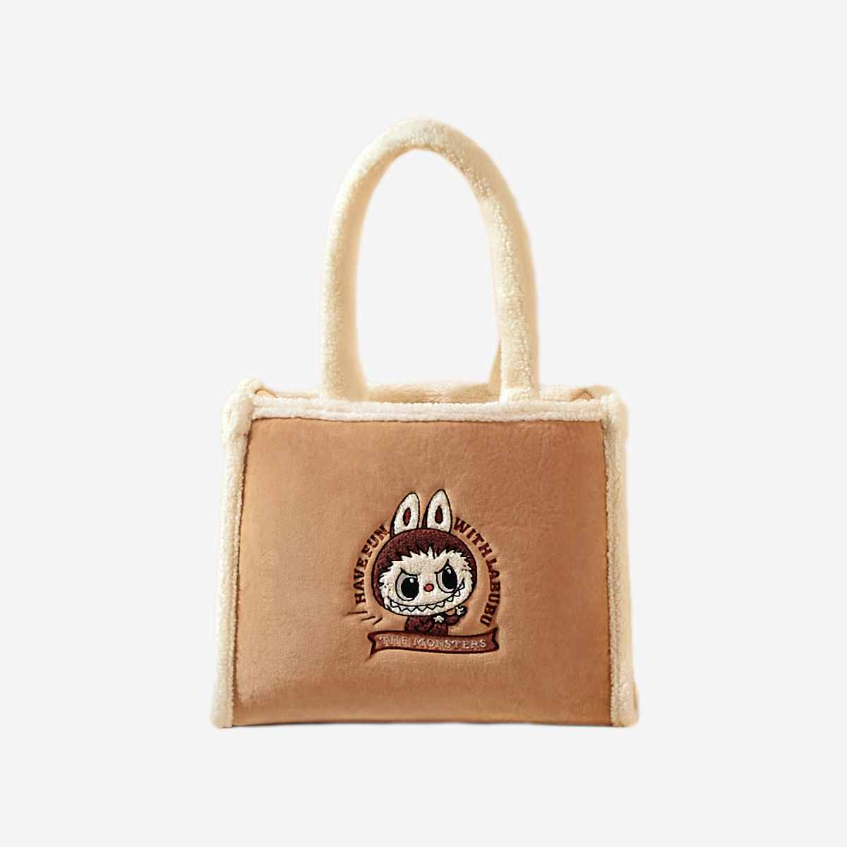 LABUBU Classic Bag Series- LABUBU Plush Tote Bag (Brown) | FTN748053 Bag | FTN748053