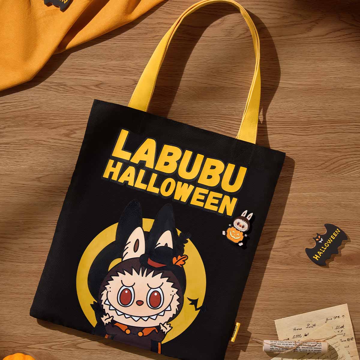 LABUBU Happy Halloween Party Series-LABUBU Canvas Bag | EIG628710 Bag | EIG628710