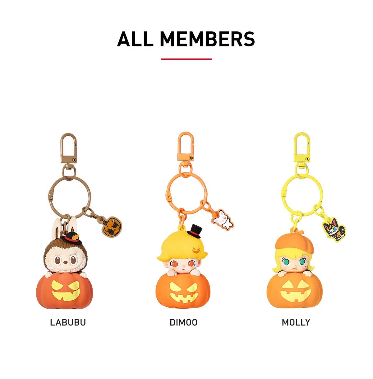 LABUBU Happy Halloween Party Series- LABUBU Luminous Pumpkin Pendant | ZMY381507 Pendant | ZMY381507