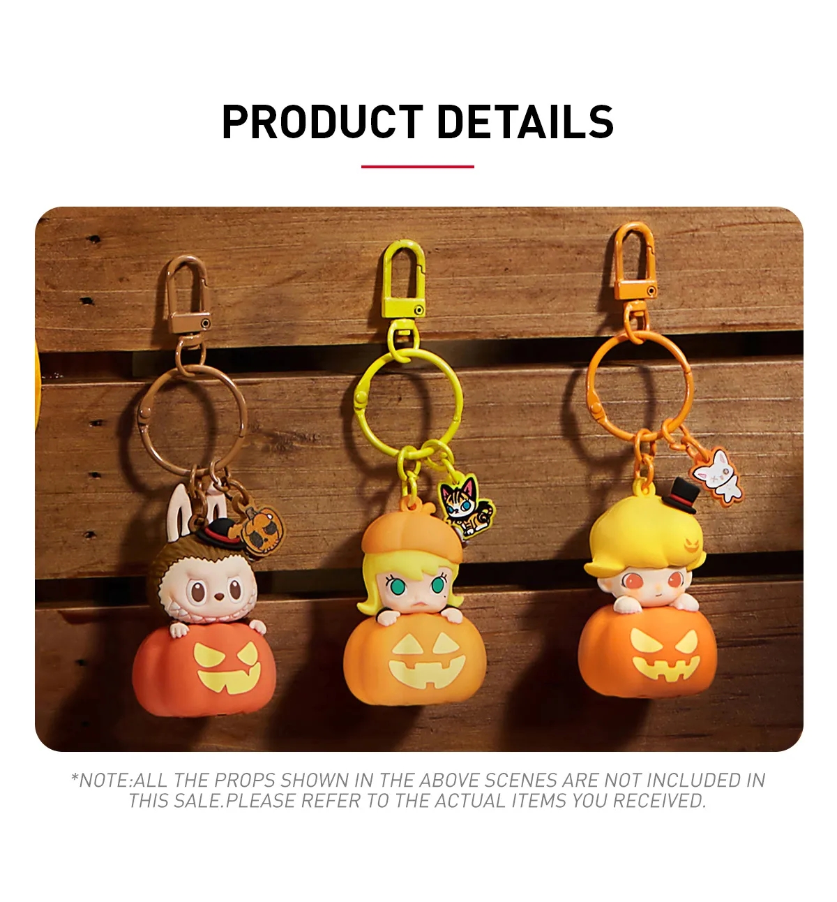 LABUBU Happy Halloween Party Series- LABUBU Luminous Pumpkin Pendant | ZMY381507 Pendant | ZMY381507