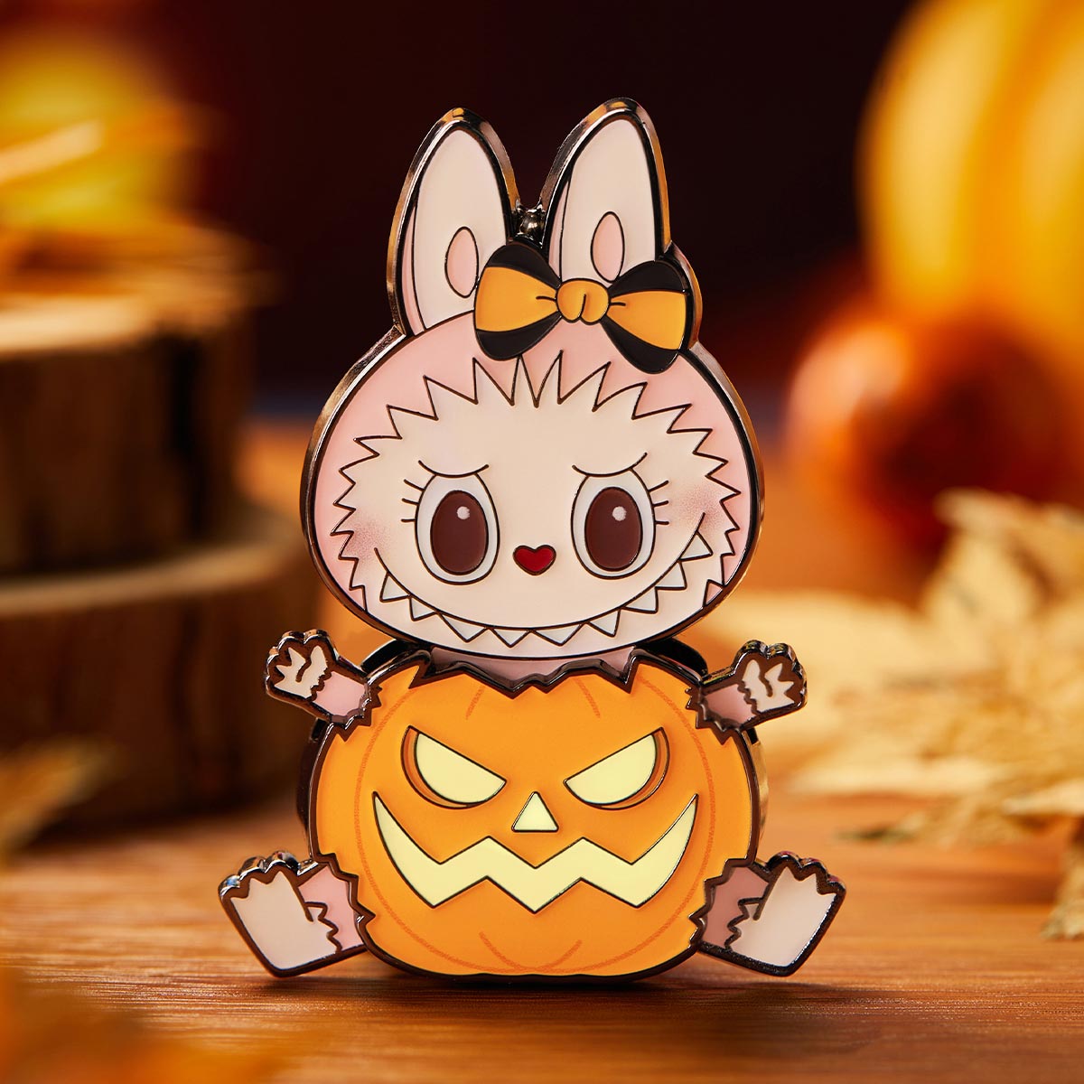 LABUBU Happy Halloween Party Series- LABUBU Pumpkin Fridge Magnet Badge | GOP398451 Fridge Magnet | GOP398451