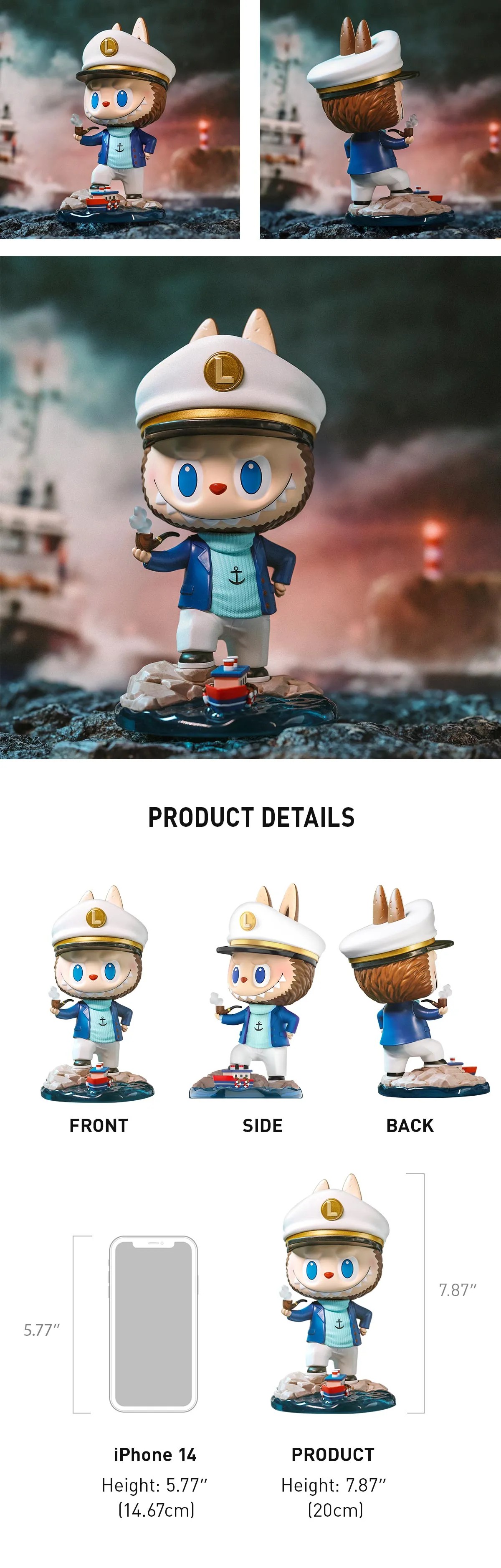 LABUBU Captain Figurine | JTU879253 Figure | JTU879253