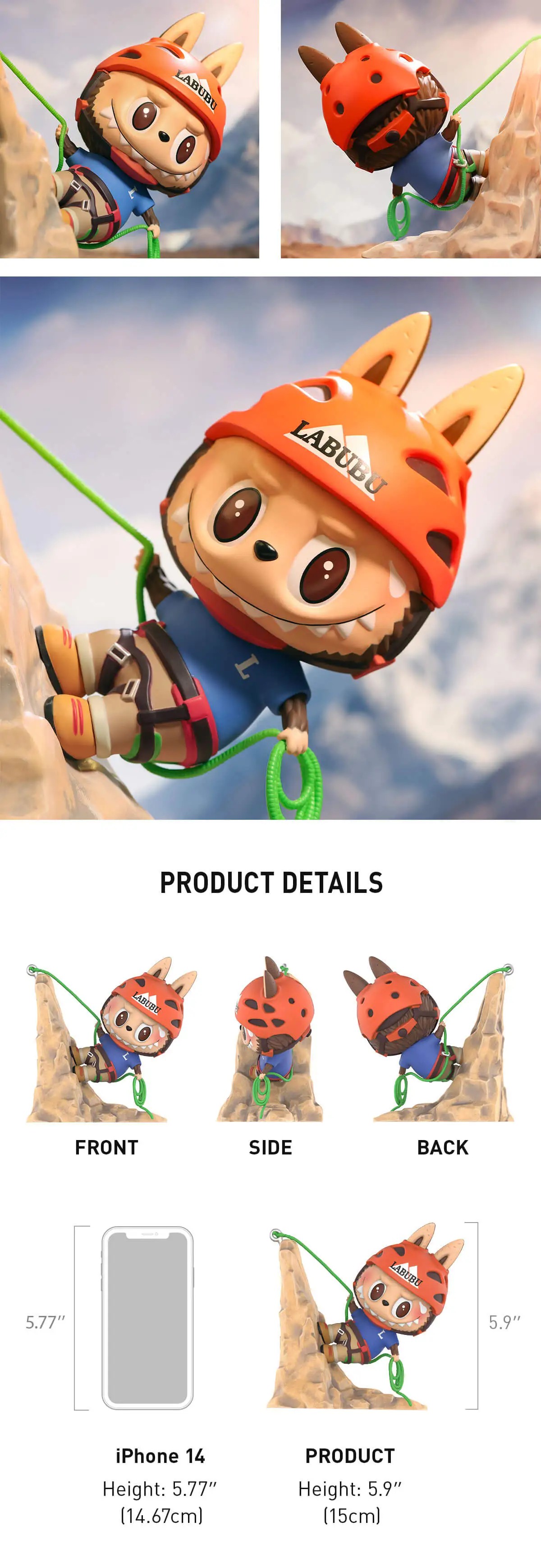 LABUBU Climber Figurine | CDA715609 Figure | CDA715609