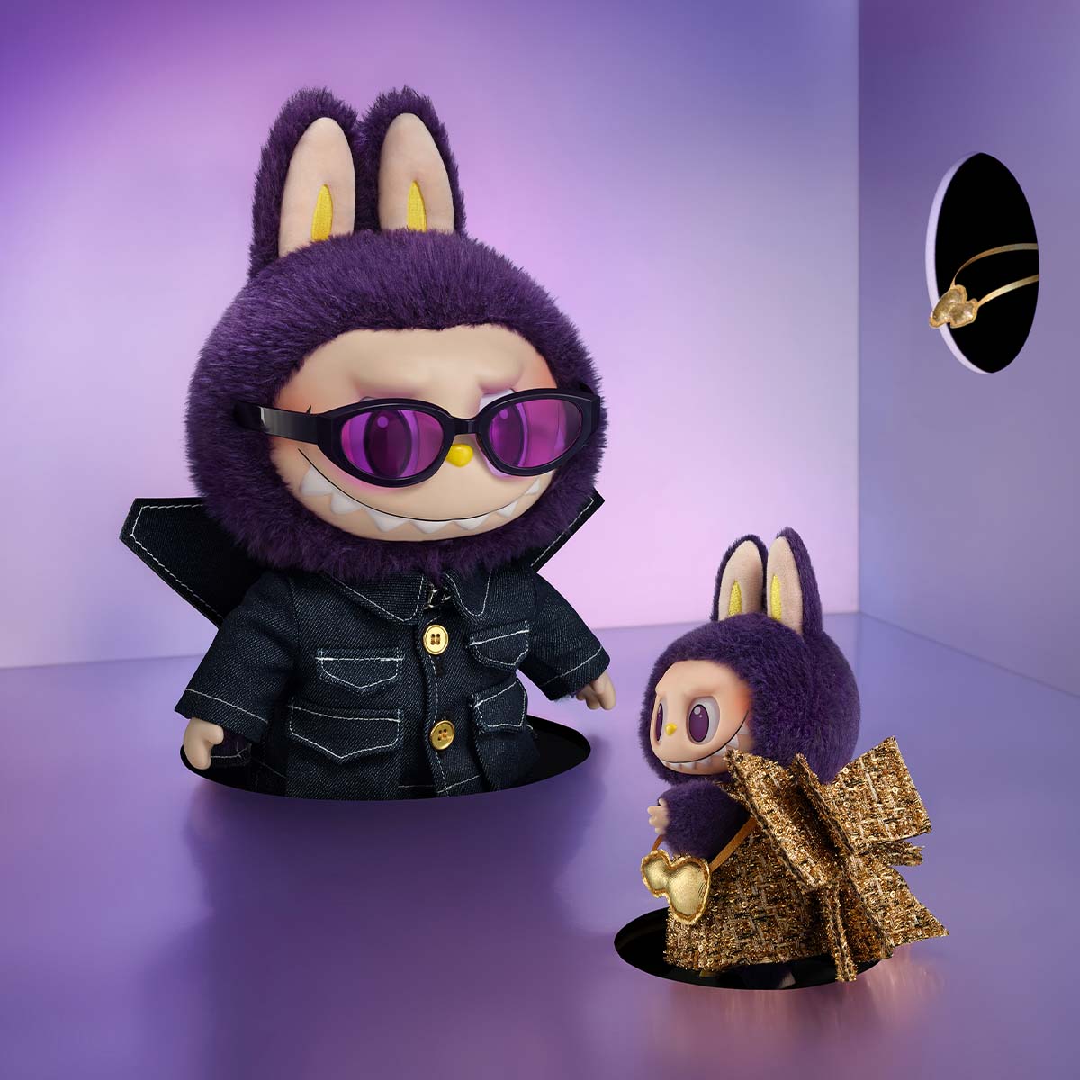LABUBU × PRONOUNCE - WINGS OF FORTUNE Vinyl Plush Hanging Card | KUV769452 Pendant | KUV769452