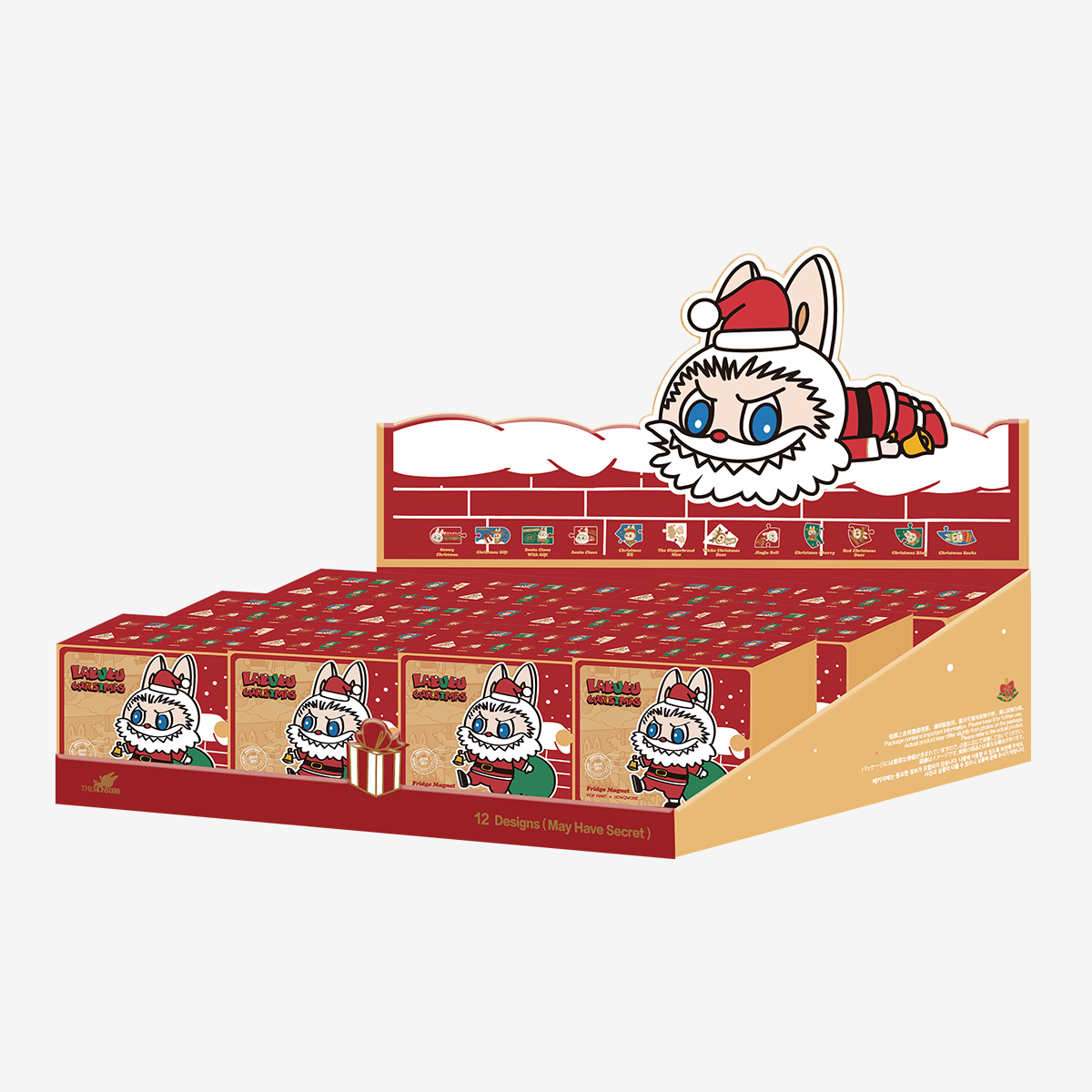 LABUBU Christmas Fridge Magnet 12pcs | JKV605137 Fridge Magnet | JKV605137