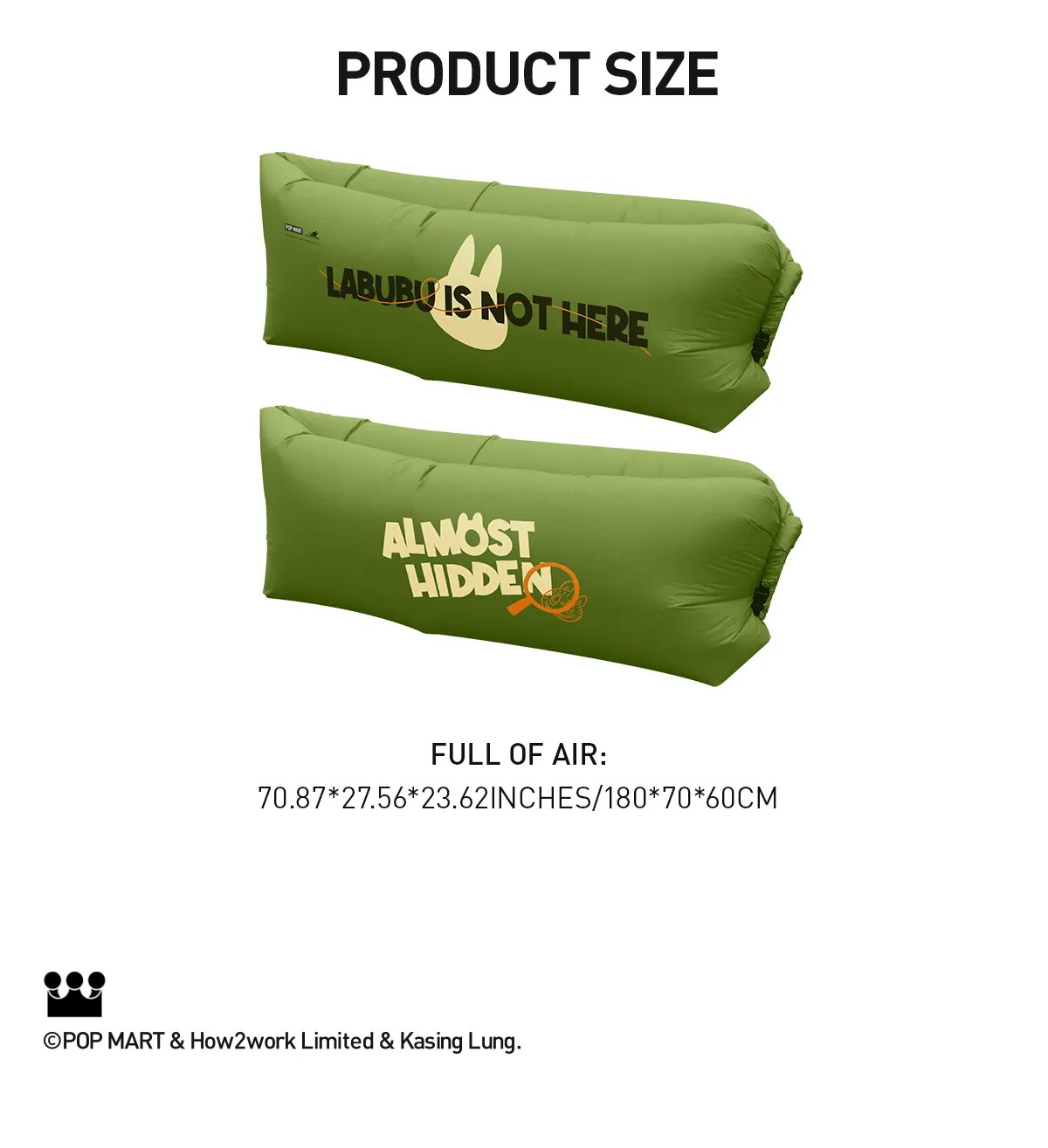LABUBU inflatable Couch(Green) | VUO934265 Couch | VUO934265