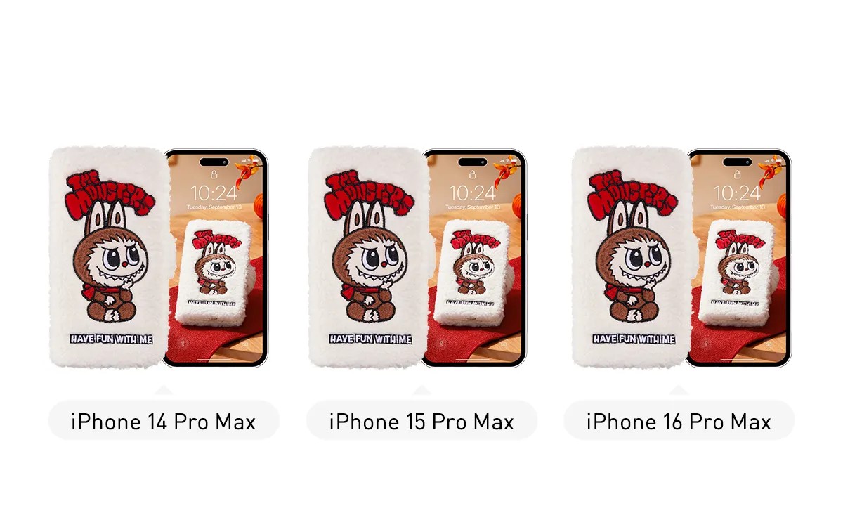 LABUBU THE MONSTERS Classic Series-Plush Flip Phone Case | UXM126378 Phone Case | UXM126378