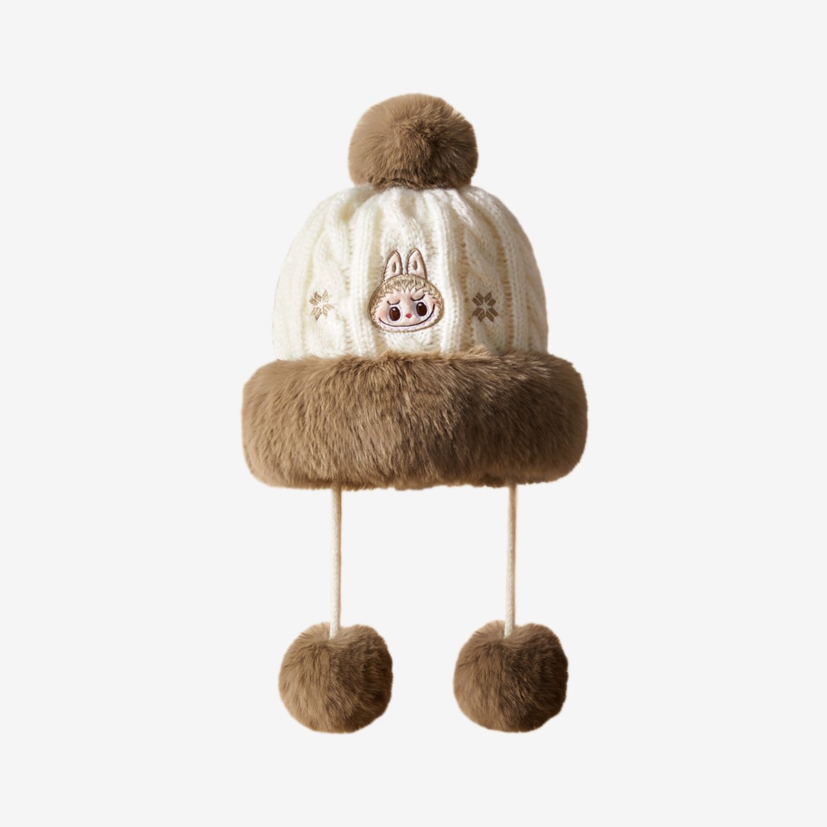 LABUBU Warm Fluffy Holiday Series- LABUBU Plush Hat | KGH470389 Hat | KGH470389