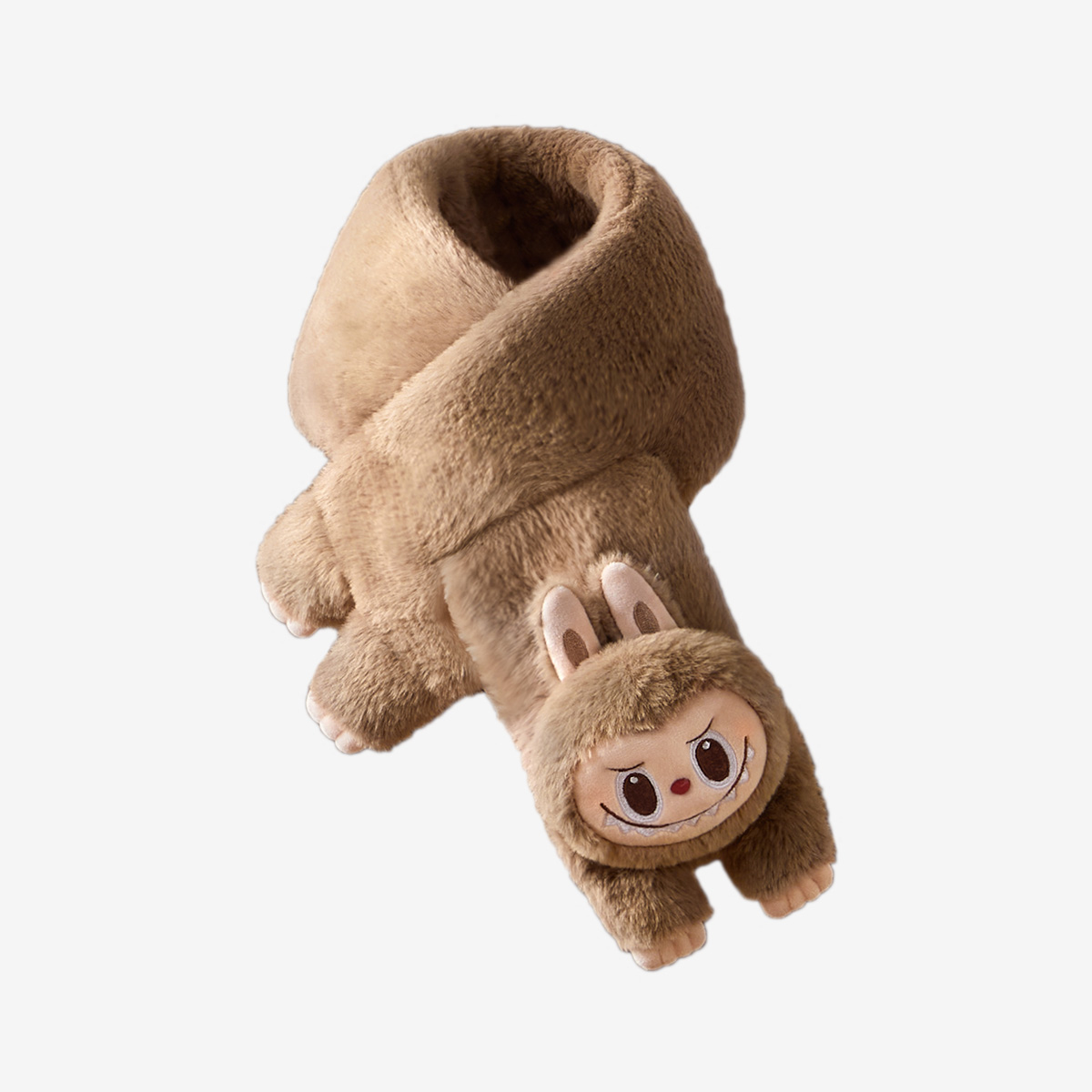LABUBU Warm Fluffy Holiday Series- LABUBU Plush Scarf | EVJ309754 Scarf | EVJ309754