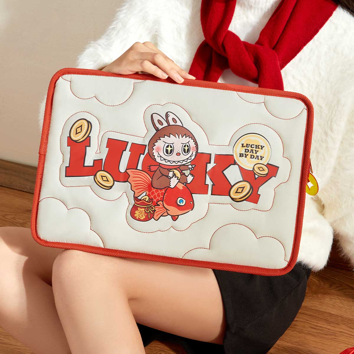 LABUBU Wealthy Snake's New Year Celebration Series-LABUBU Laptop Bag | WBO917348 Bag | WBO917348