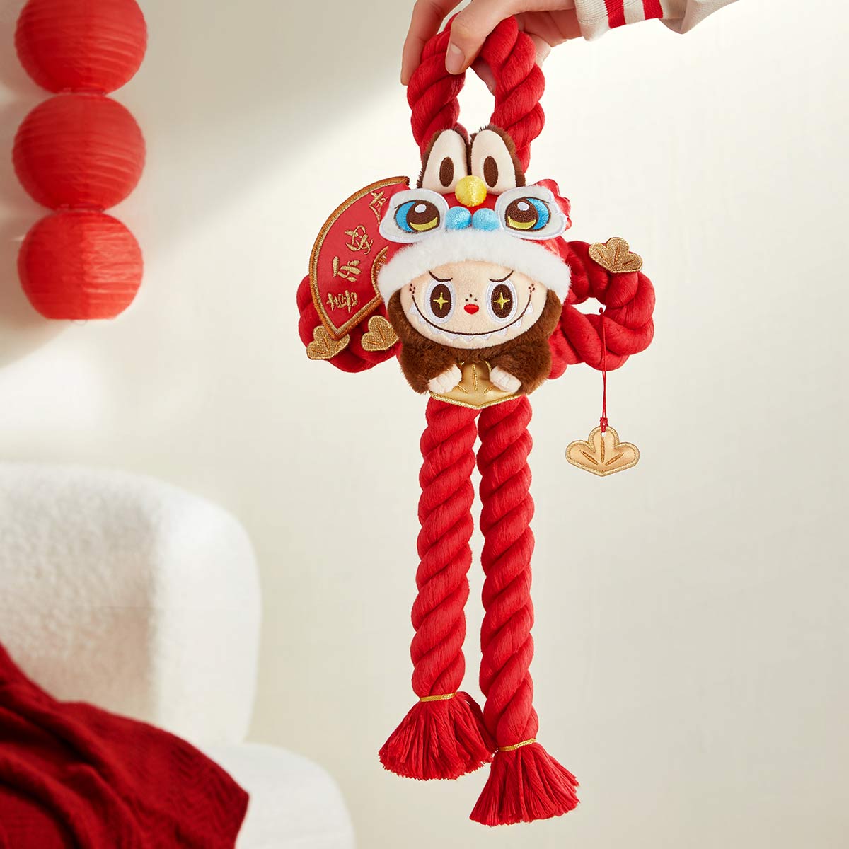 LABUBU Wealthy Snake's New Year Celebration Series-LABUBU Plush Door Decoration | DTV670291 Door Decoration | DTV670291