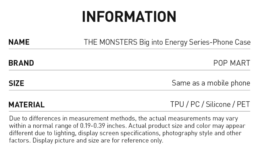 THE MONSTERS Big into Energy Series-Phone Case