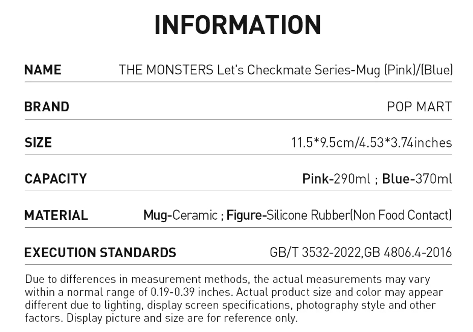 THE MONSTERS Let's Checkmate Series-Mug