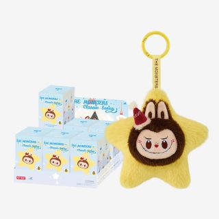 THE MONSTERS Classic Series-Sparkly Plush Pendant Blind Box USA 20869ZRYH