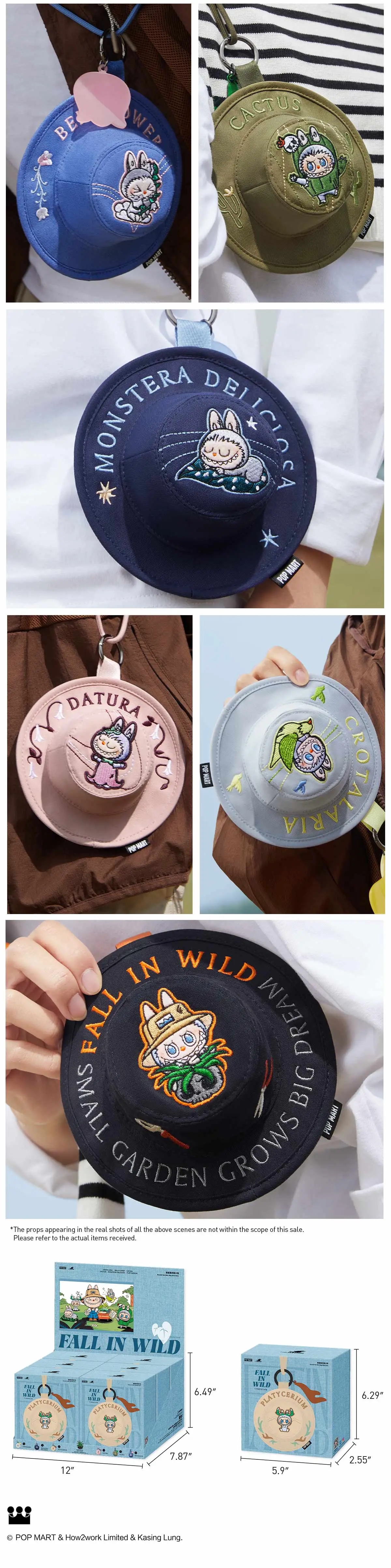 THE MONSTERS FALL IN WILD SERIES-Bucket Hat Mini Bag BIind Box USA 04698XFMG